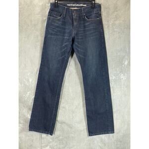 LEVI'S Men's Dark Wash 514 Slim Straight Denim Jeans SZ 30X30